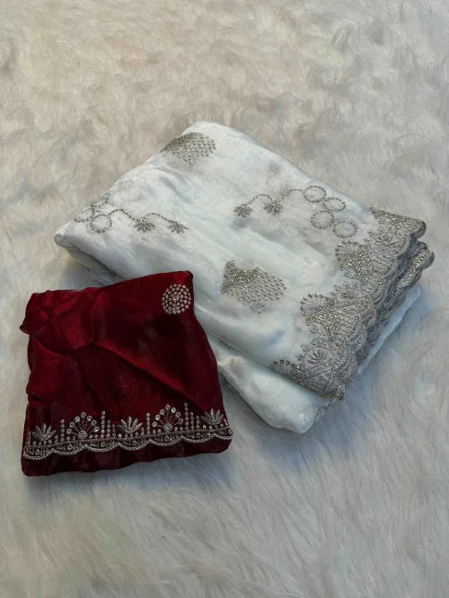 Geet Space Silk Soft Saree