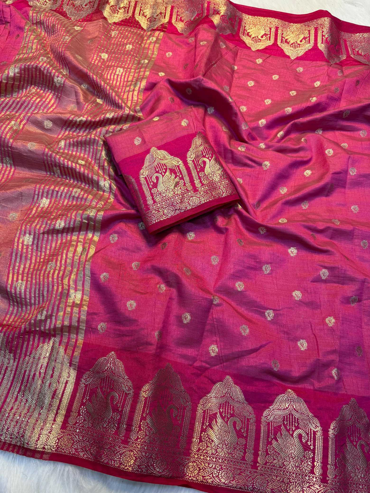 Hansika Tussar Silk Saree