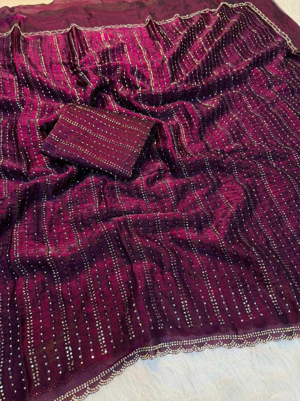 Harini Satin Work Saree