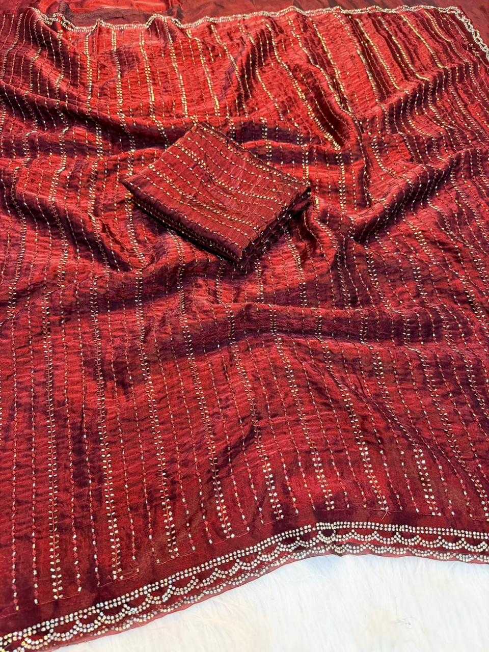 Harini Satin Work Saree