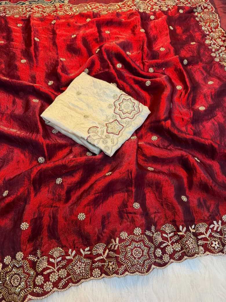 Satin Party Wear Saree