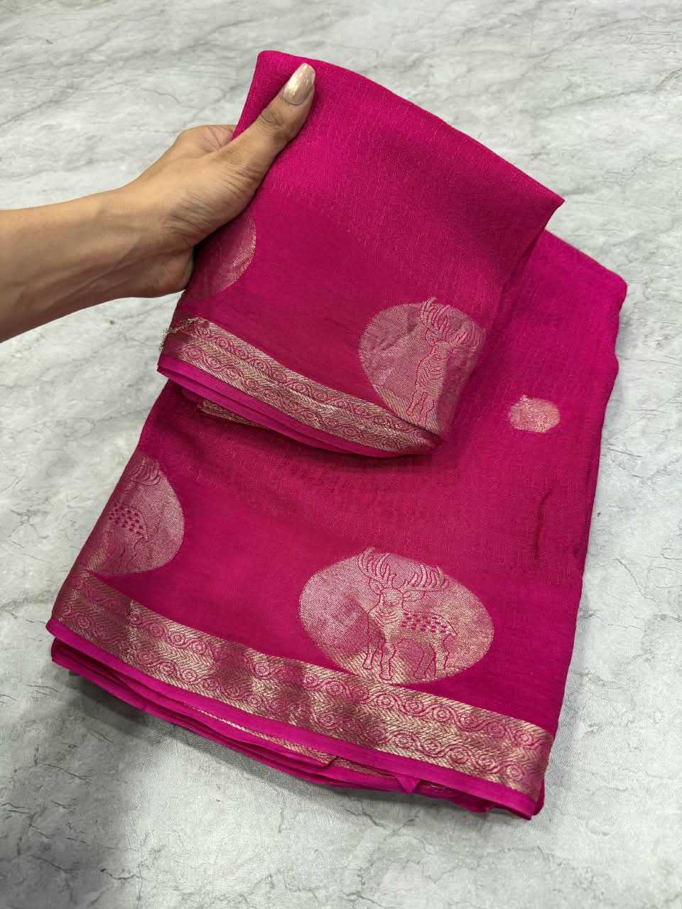 Ishika Pure Viscos Designer Saree