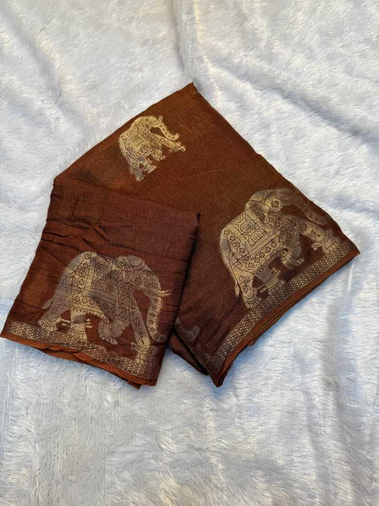 Pure Viscos Butta Saree