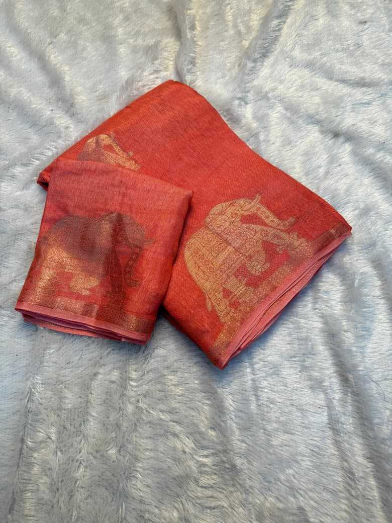 Pure Viscos Butta Saree