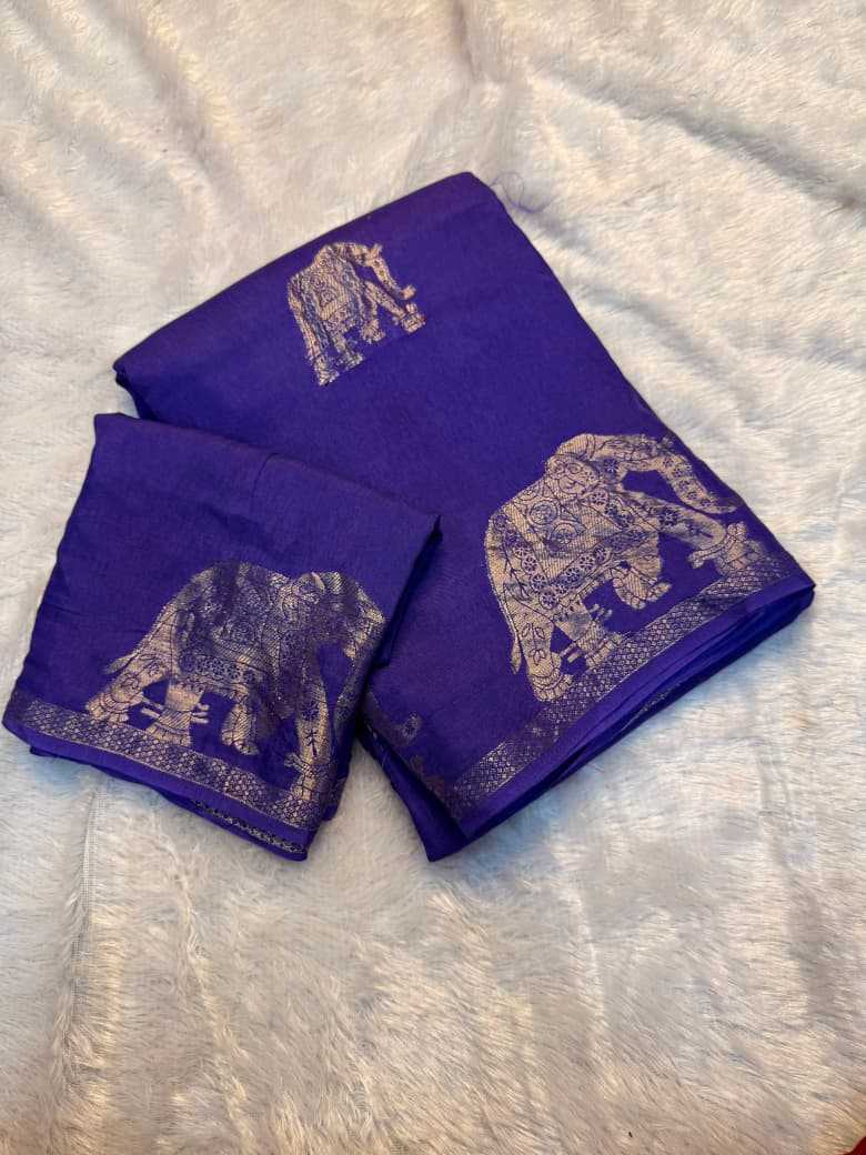 Pure Viscos Butta Saree