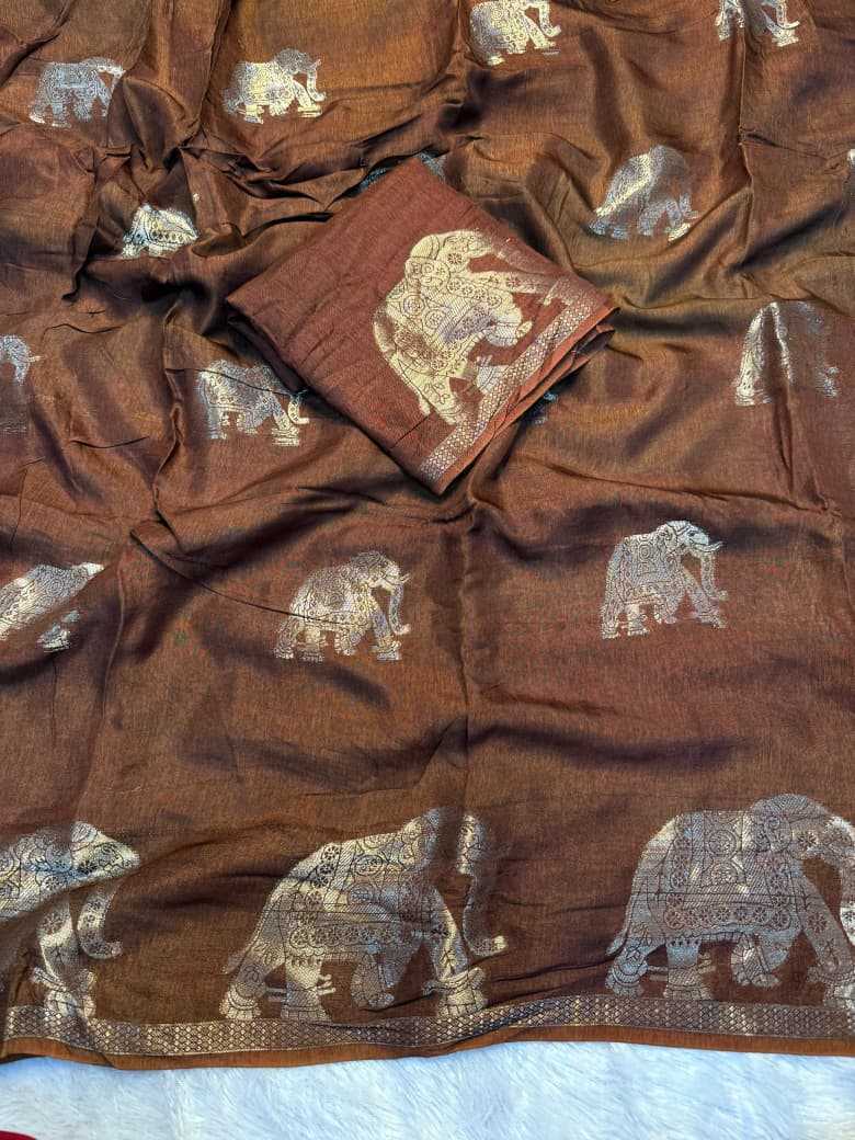 Pure Viscos Butta Saree