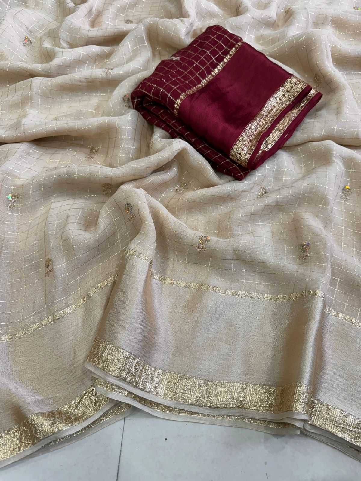 Viscose Georgette Saree