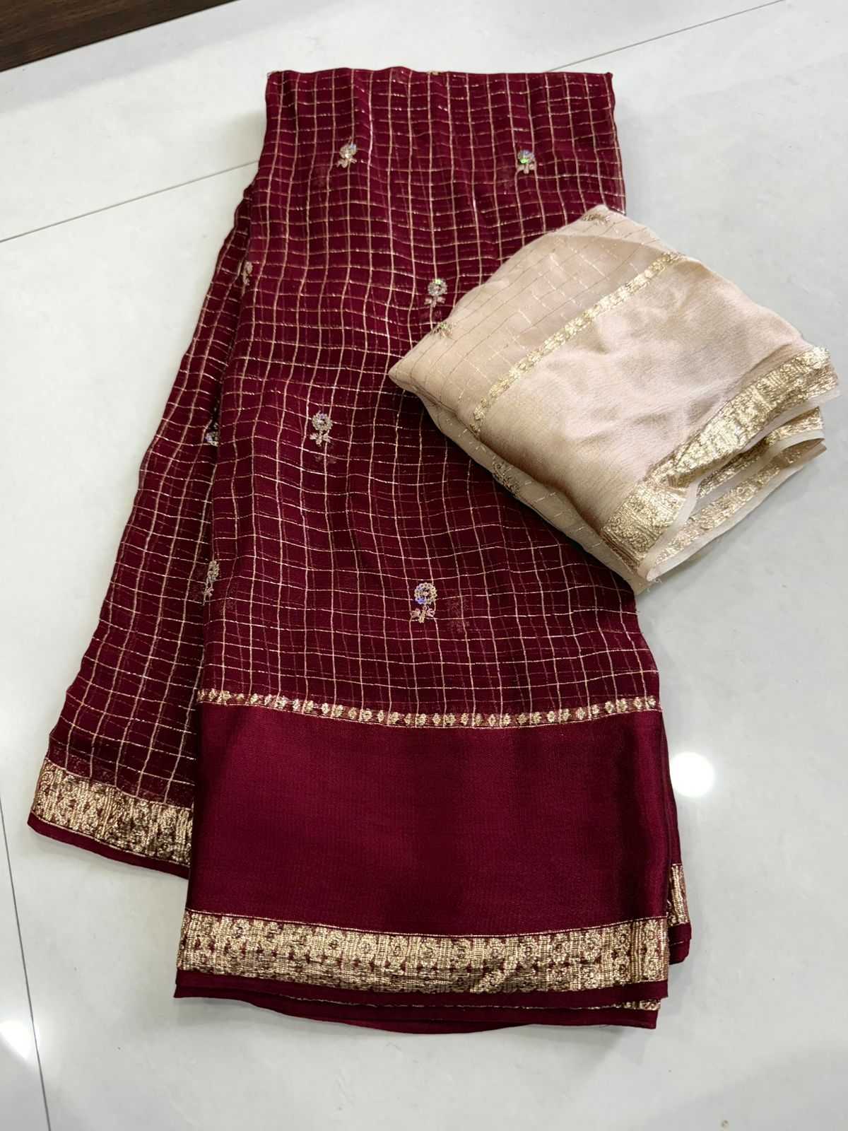 Viscose Georgette Saree