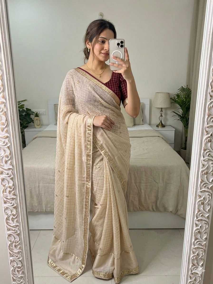 Viscose Georgette Saree