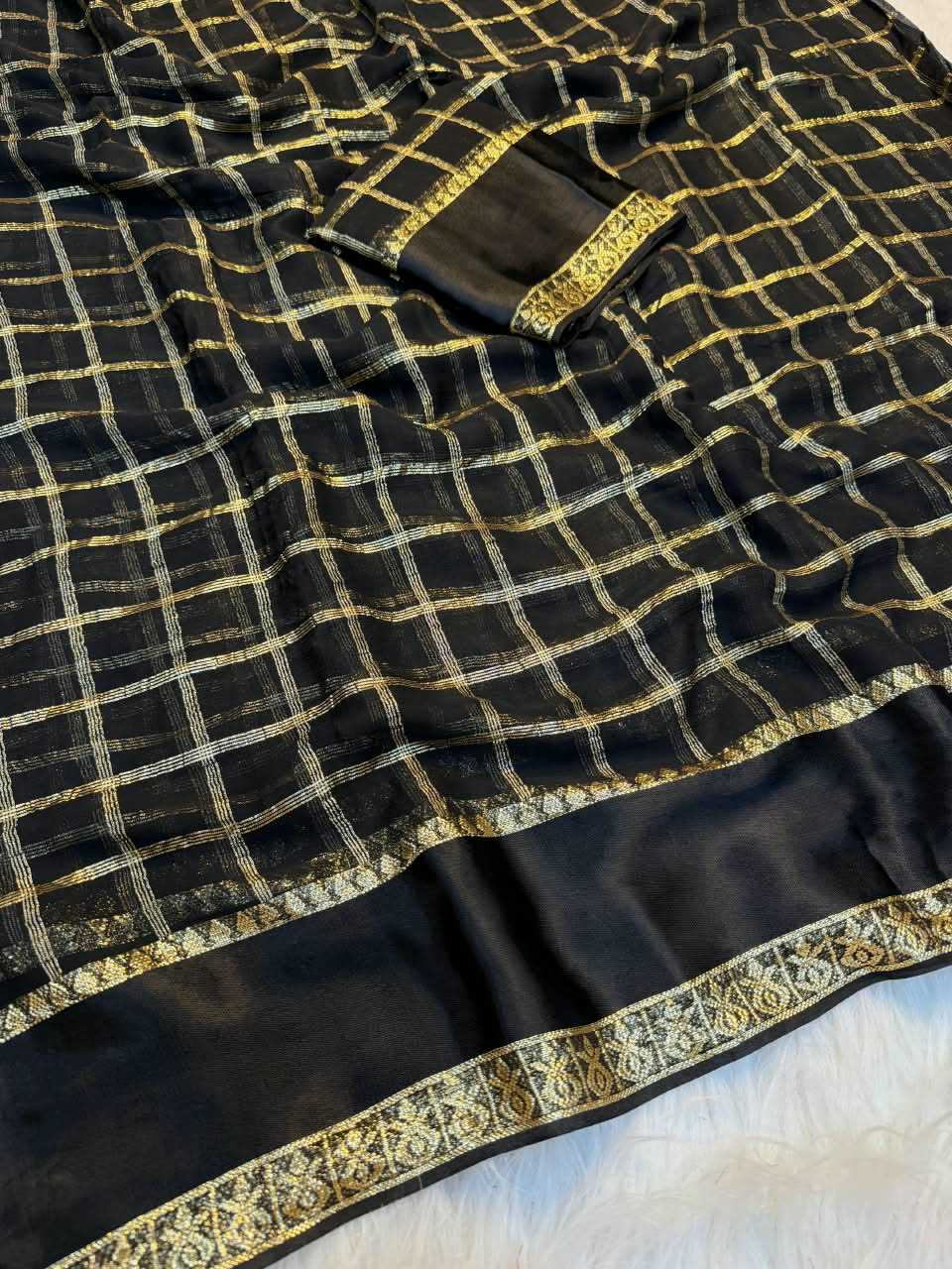 Juhi Premium Georgette Designer Saree