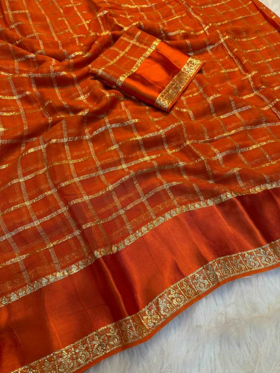 Juhi Premium Georgette Designer Saree