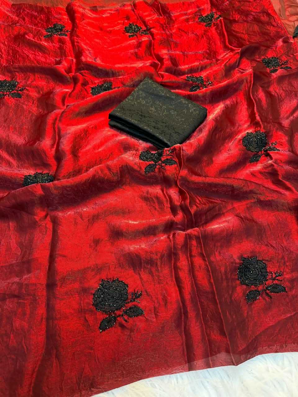 Juhi Premium Georgette Soft Silk Saree
