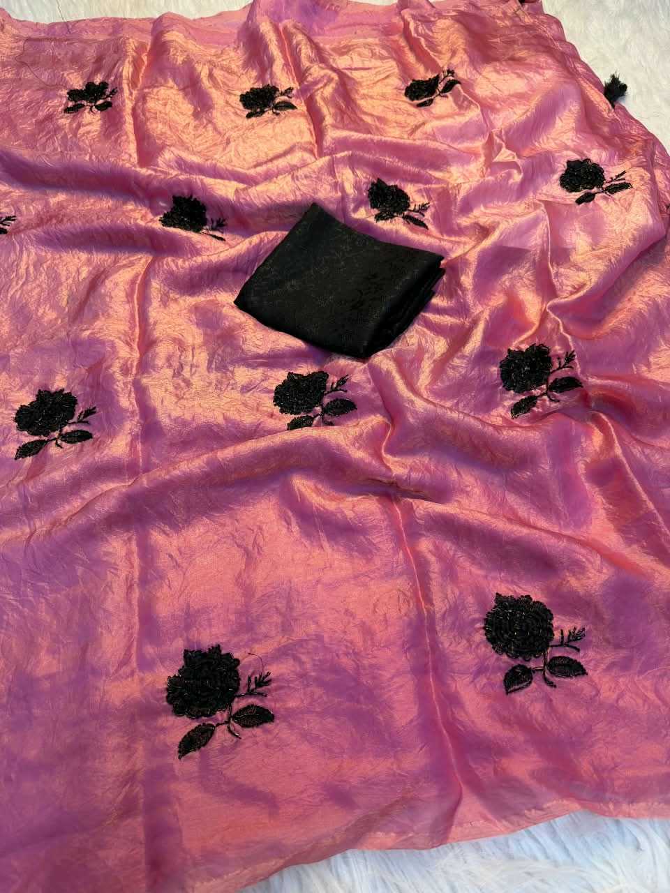 Juhi Premium Georgette Soft Silk Saree