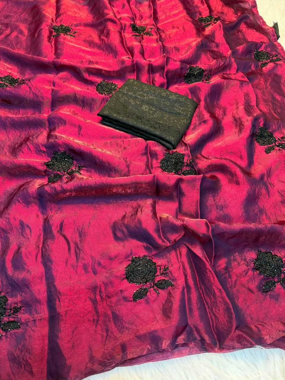 Juhi Premium Georgette Soft Silk Saree