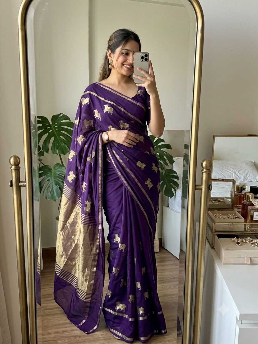 Crepe Silk Soft Saree