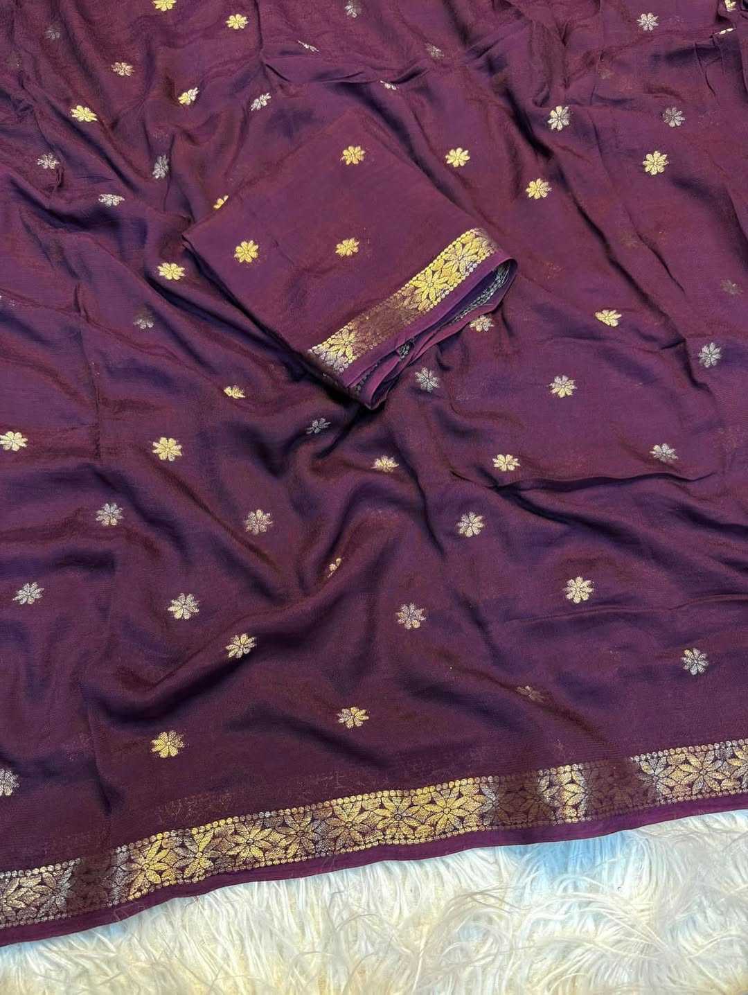 Kanak Pure Viscos Designer Saree