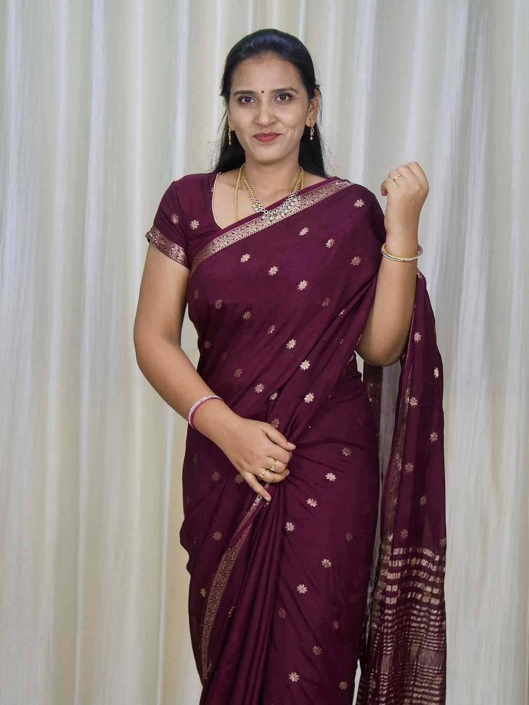 Kanak Pure Viscos Designer Saree