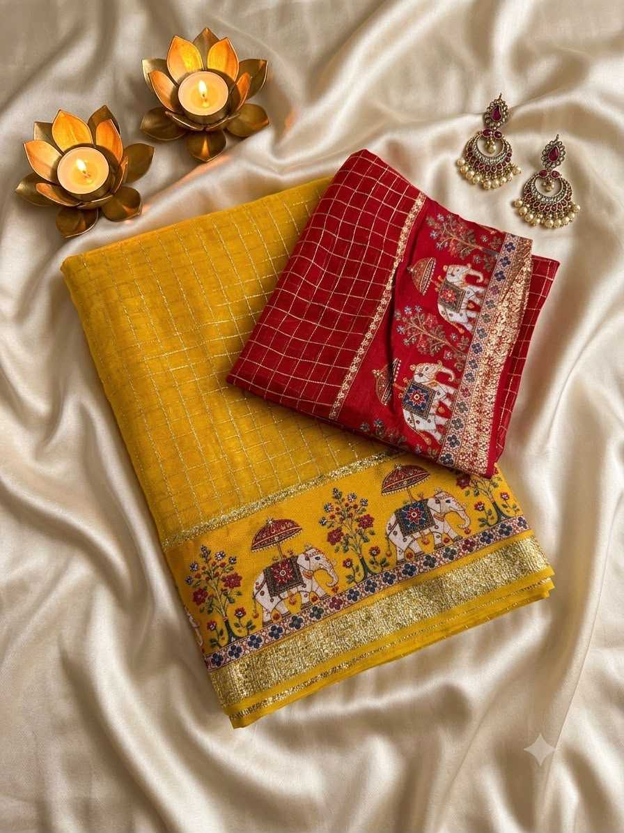 Kripa Premium Georgette Designer Saree