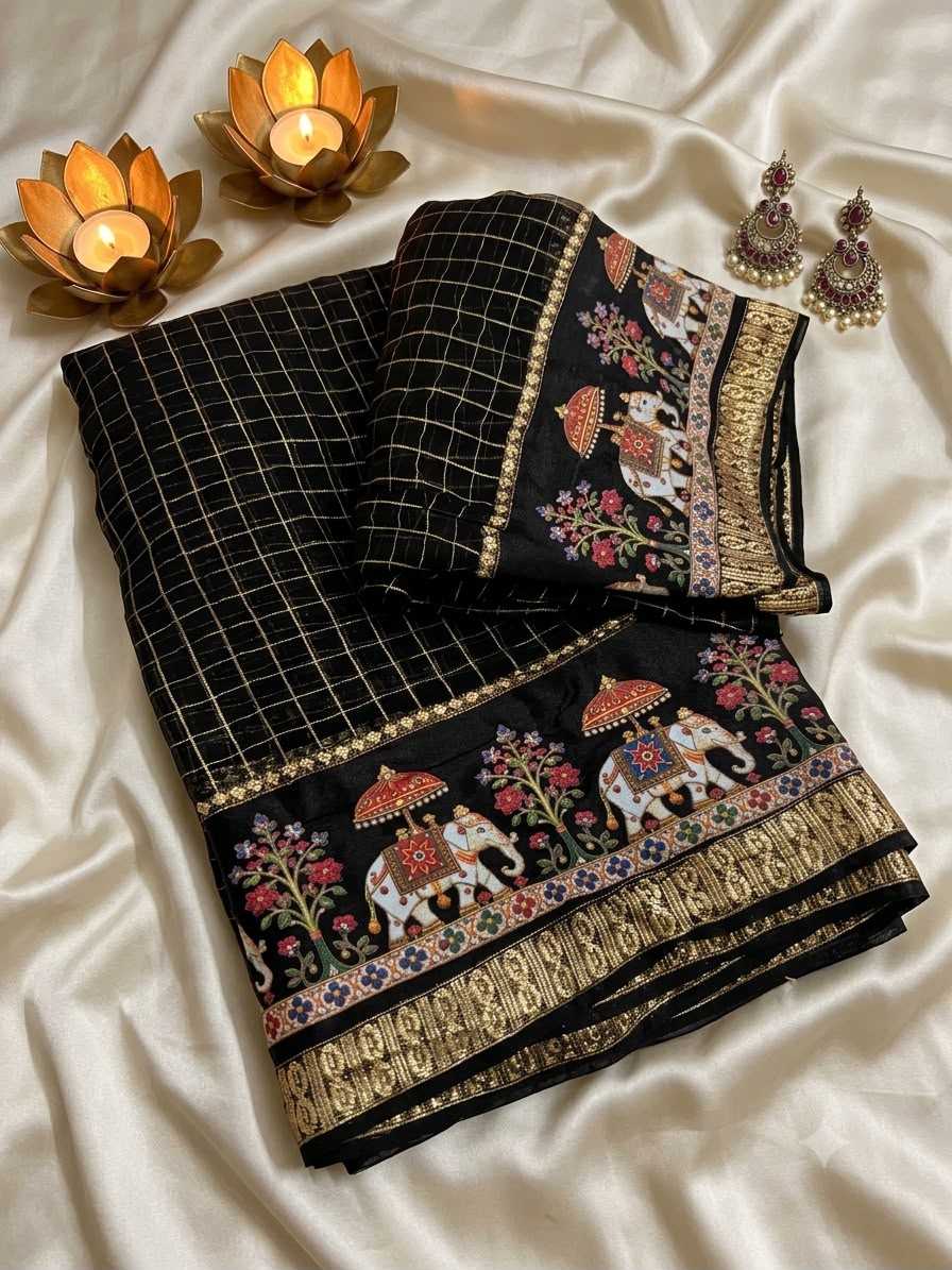 Kripa Premium Georgette Designer Saree