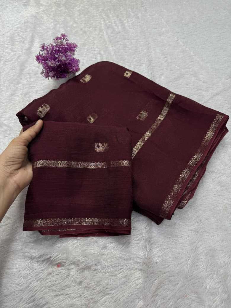 Viscose Crepe Silk Saree
