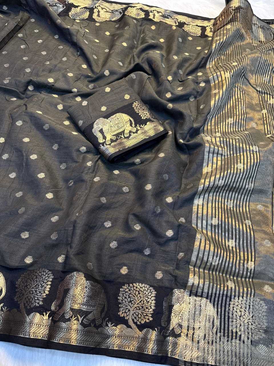 Tussar Silk Soft Saree