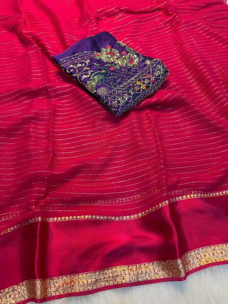 Pure Viscos Designer Saree