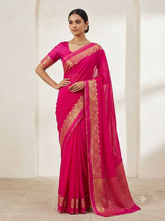 Pure Viscos Jacquard Saree