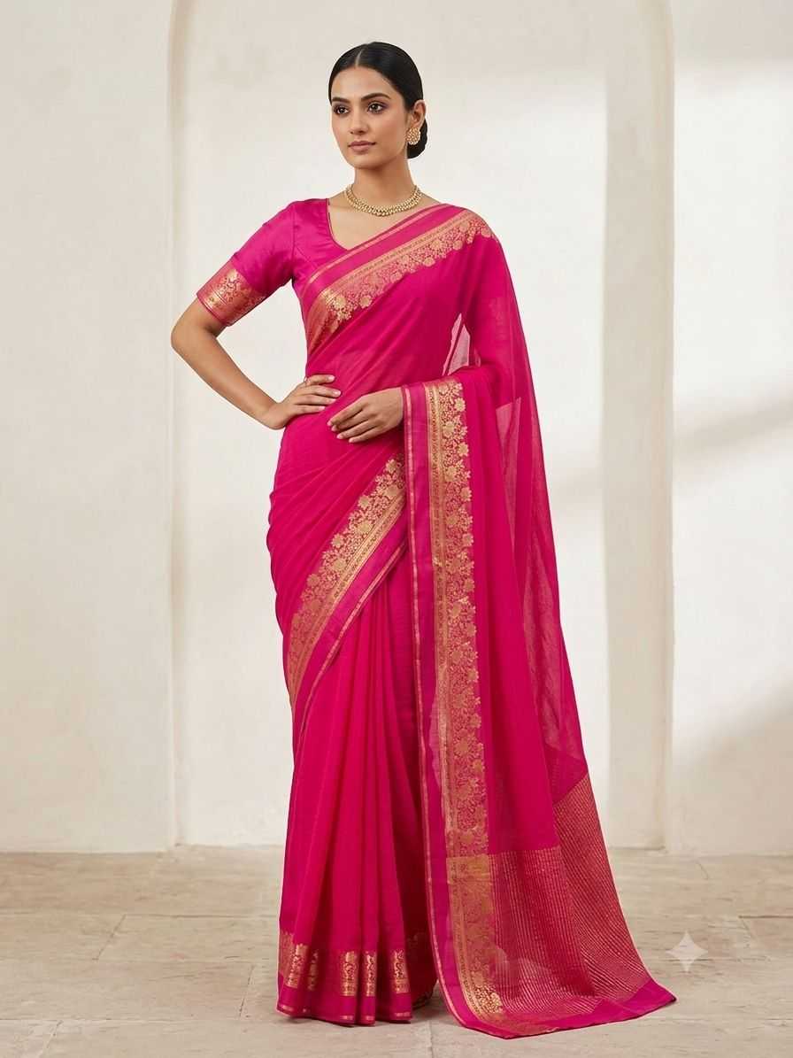 Pure Viscos Jacquard Saree