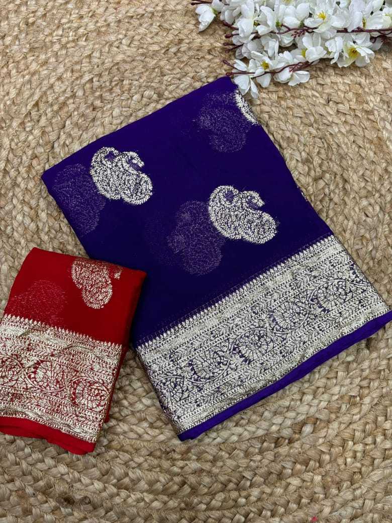 Pure Viscos Designer Saree