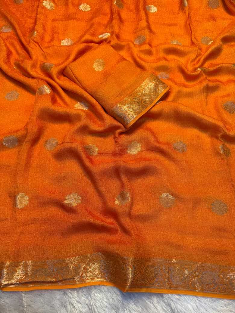 Pure Viscos Butta Saree
