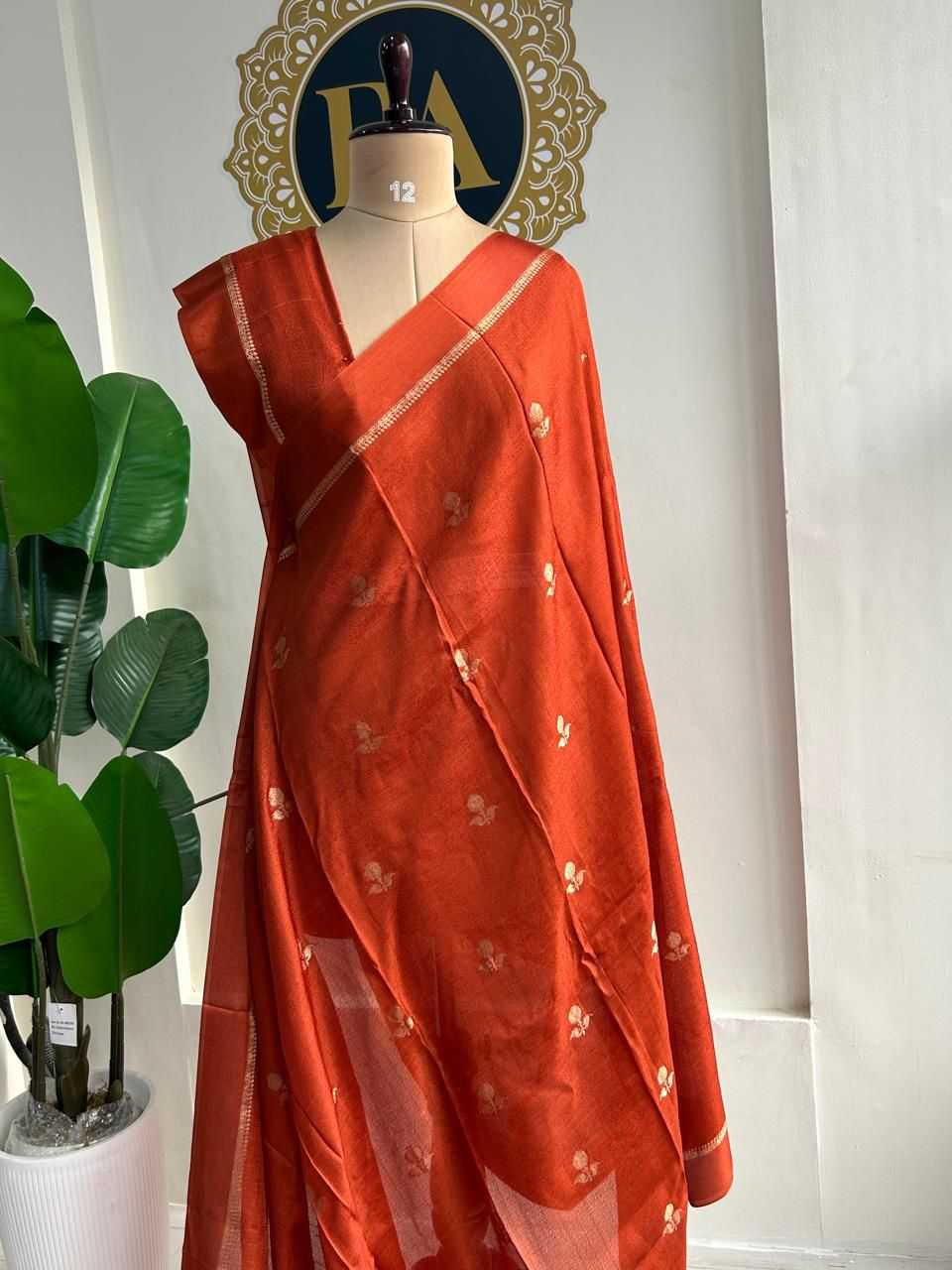Viscose Jacquard Saree