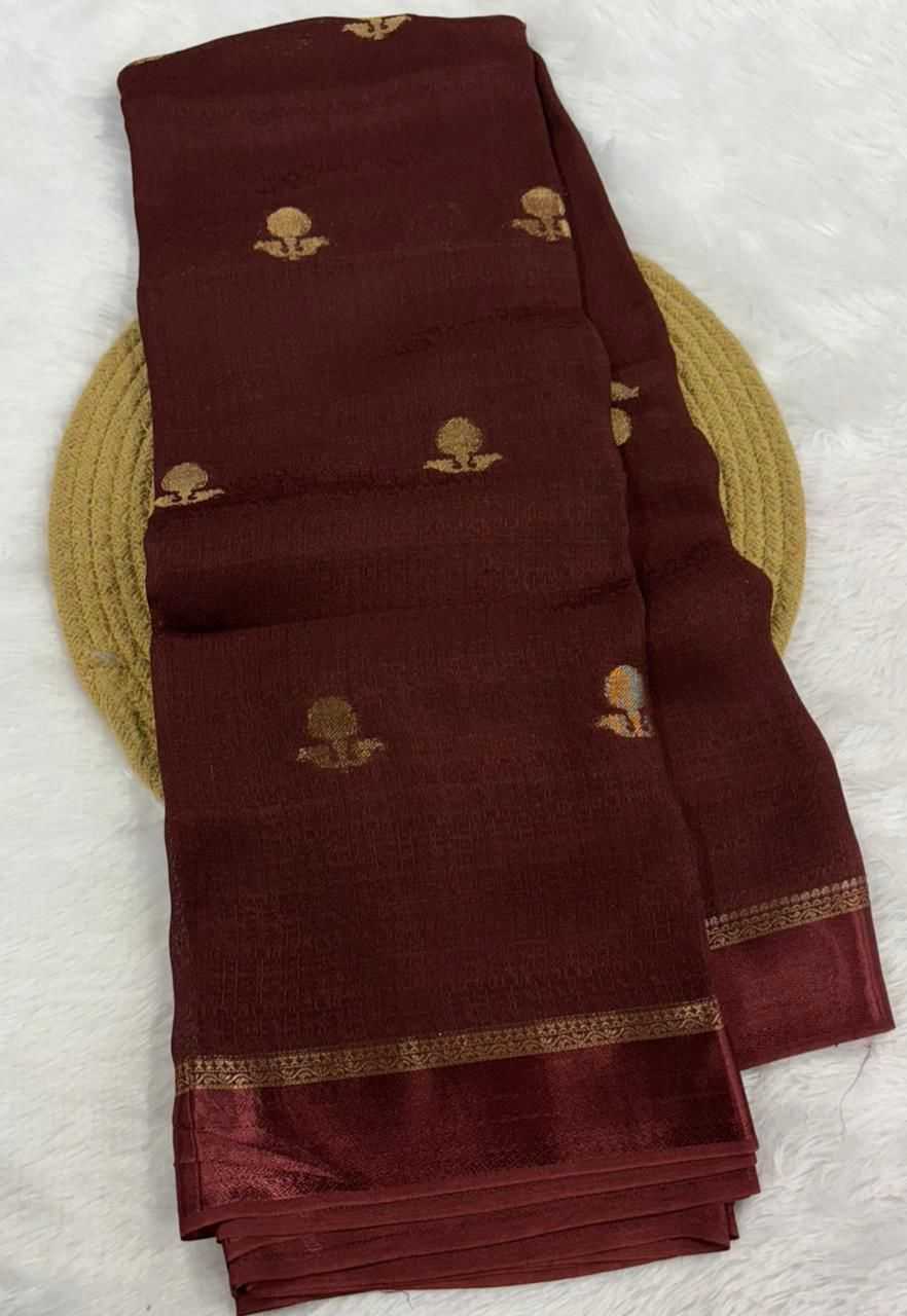 Viscose Jacquard Saree