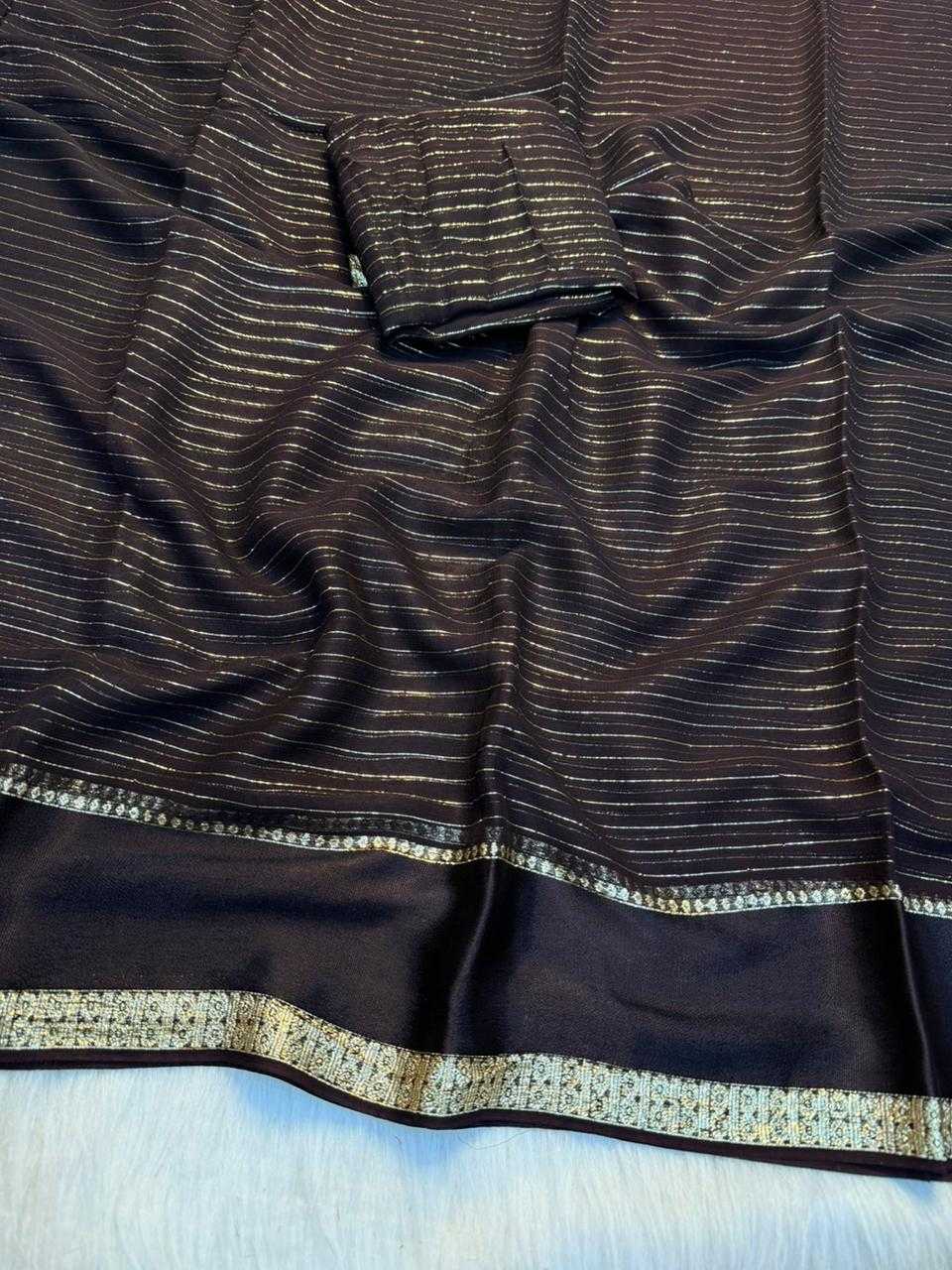 Viscouse Crushed Georgette Designer Saree