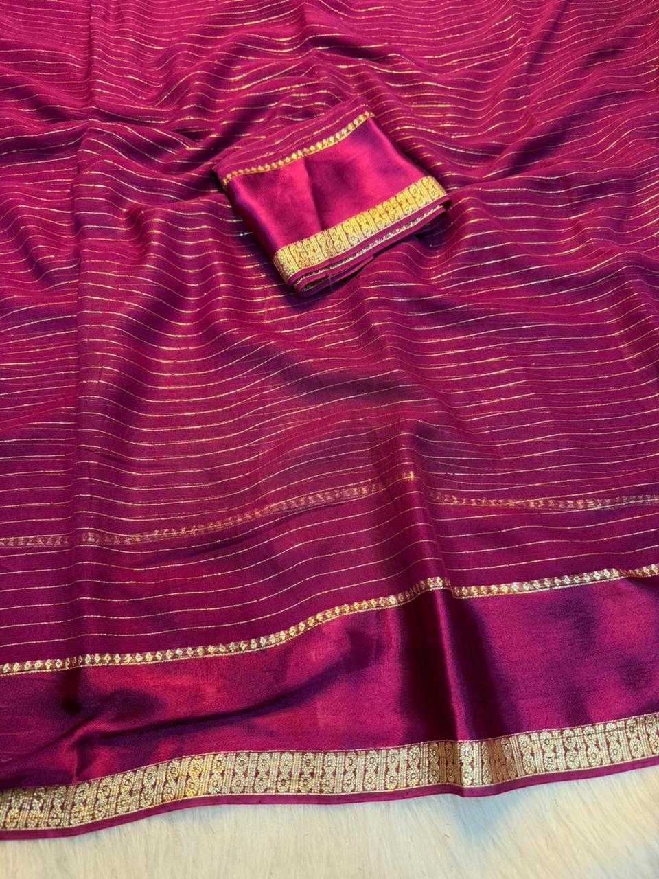 Viscouse Crushed Georgette Designer Saree