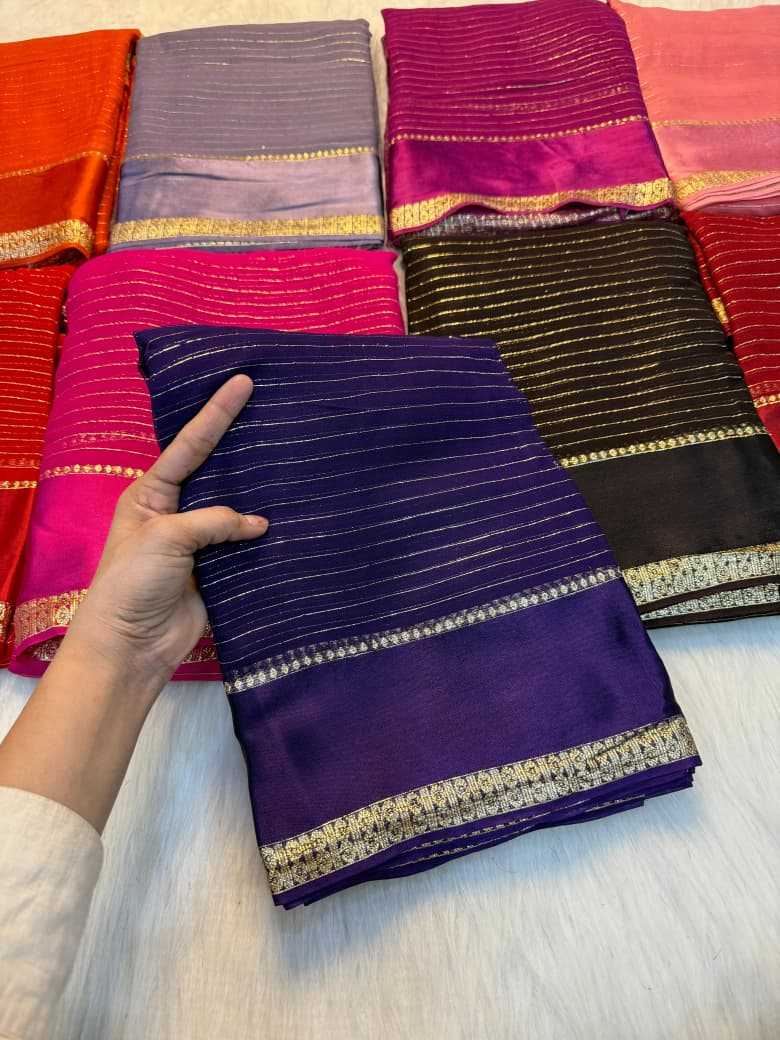 Viscouse Crushed Georgette Designer Saree