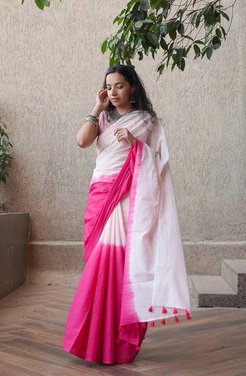 Linen Designer Saree 375