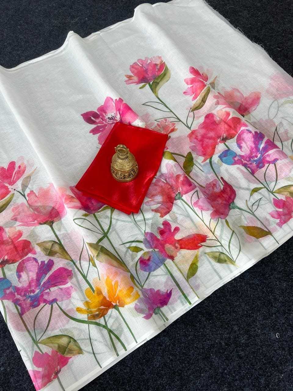 Linen Party Wear Saree