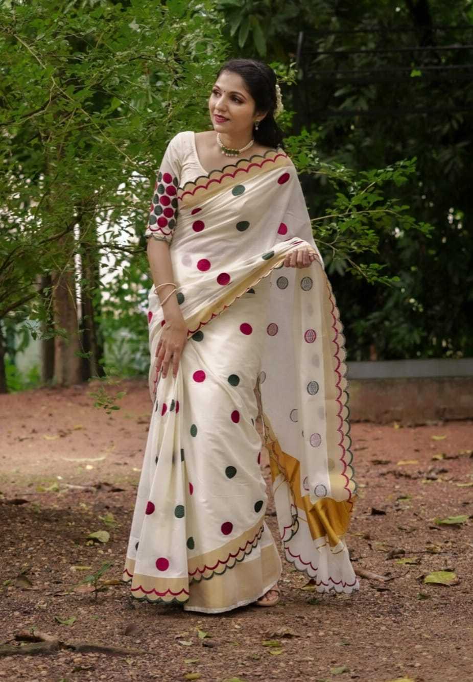 Linen Printed Saree