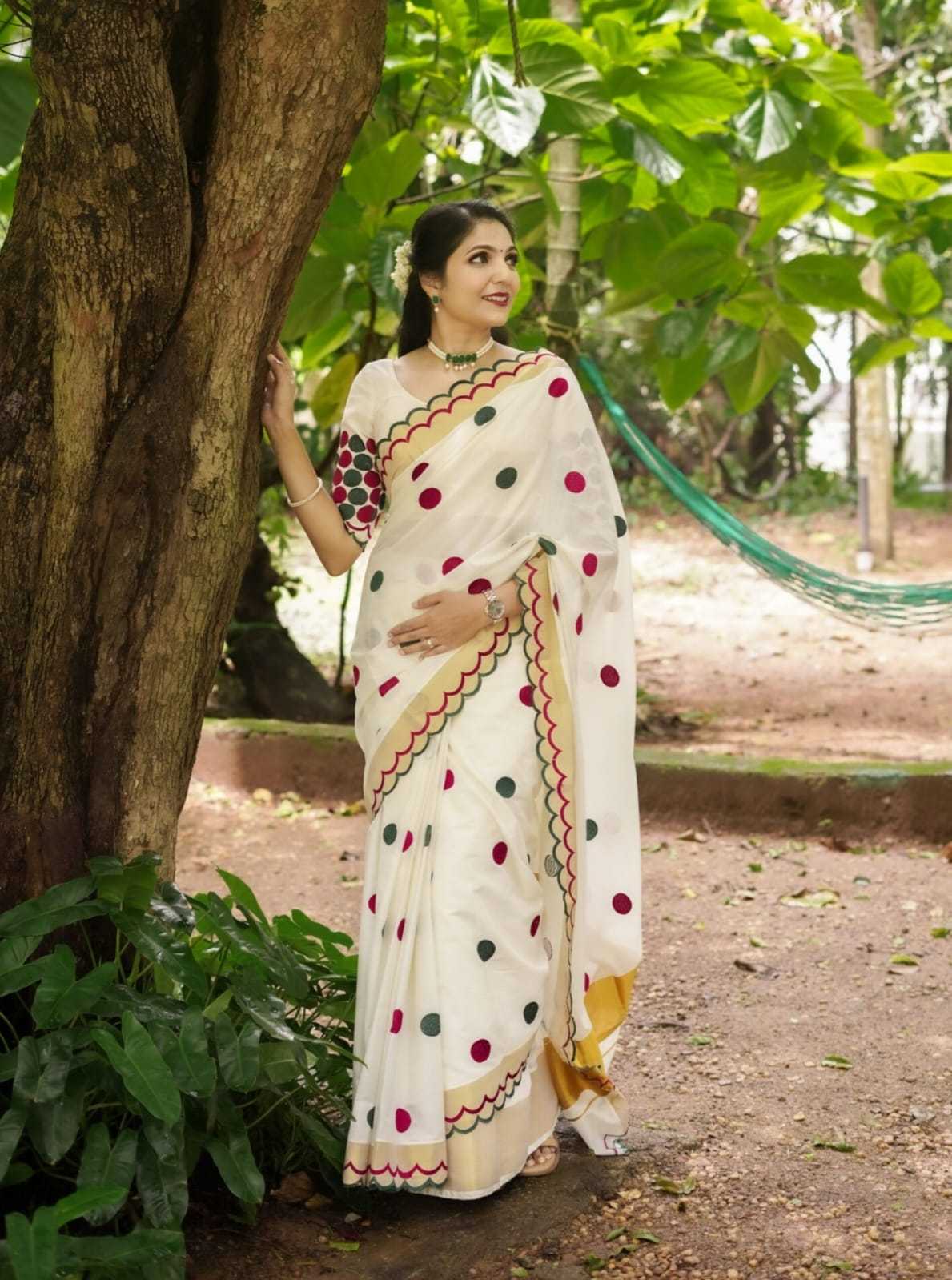 Linen Printed Saree