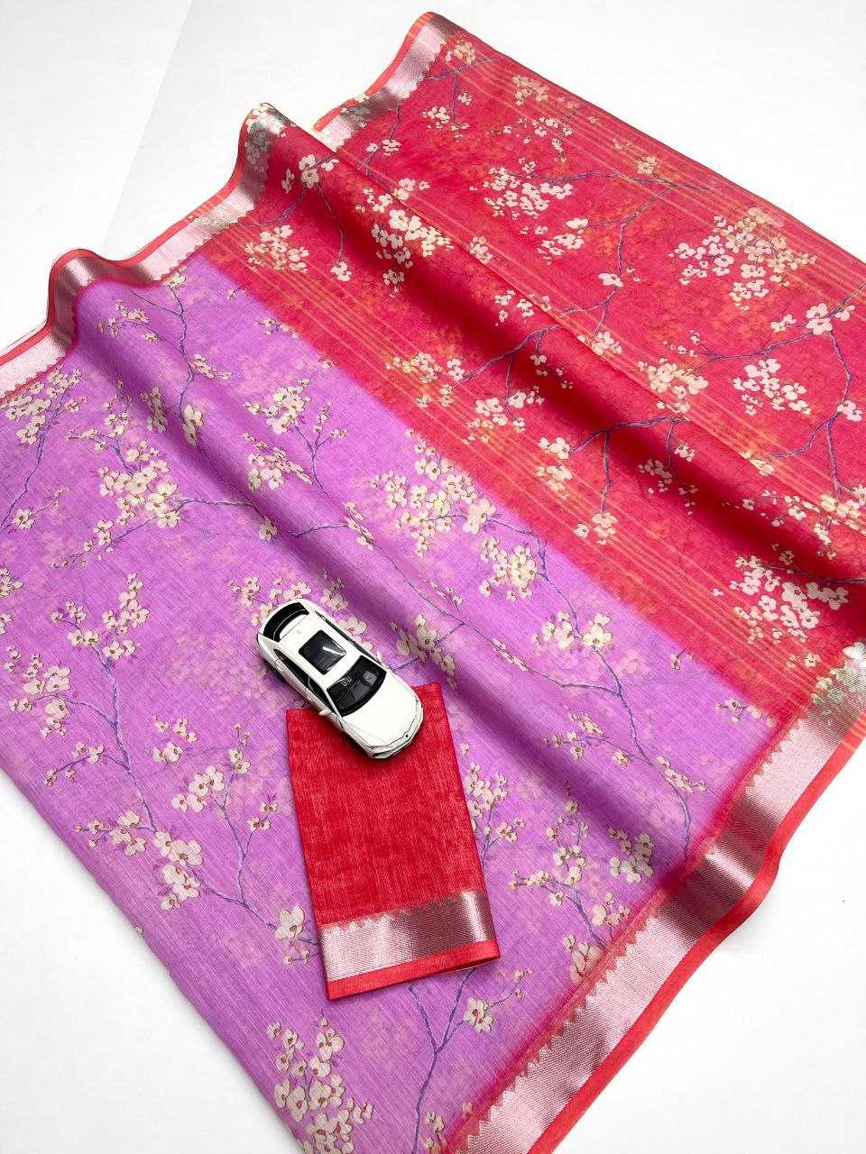 Linen Designer Saree 622