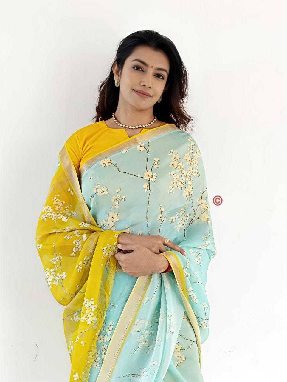 Linen Designer Saree 622