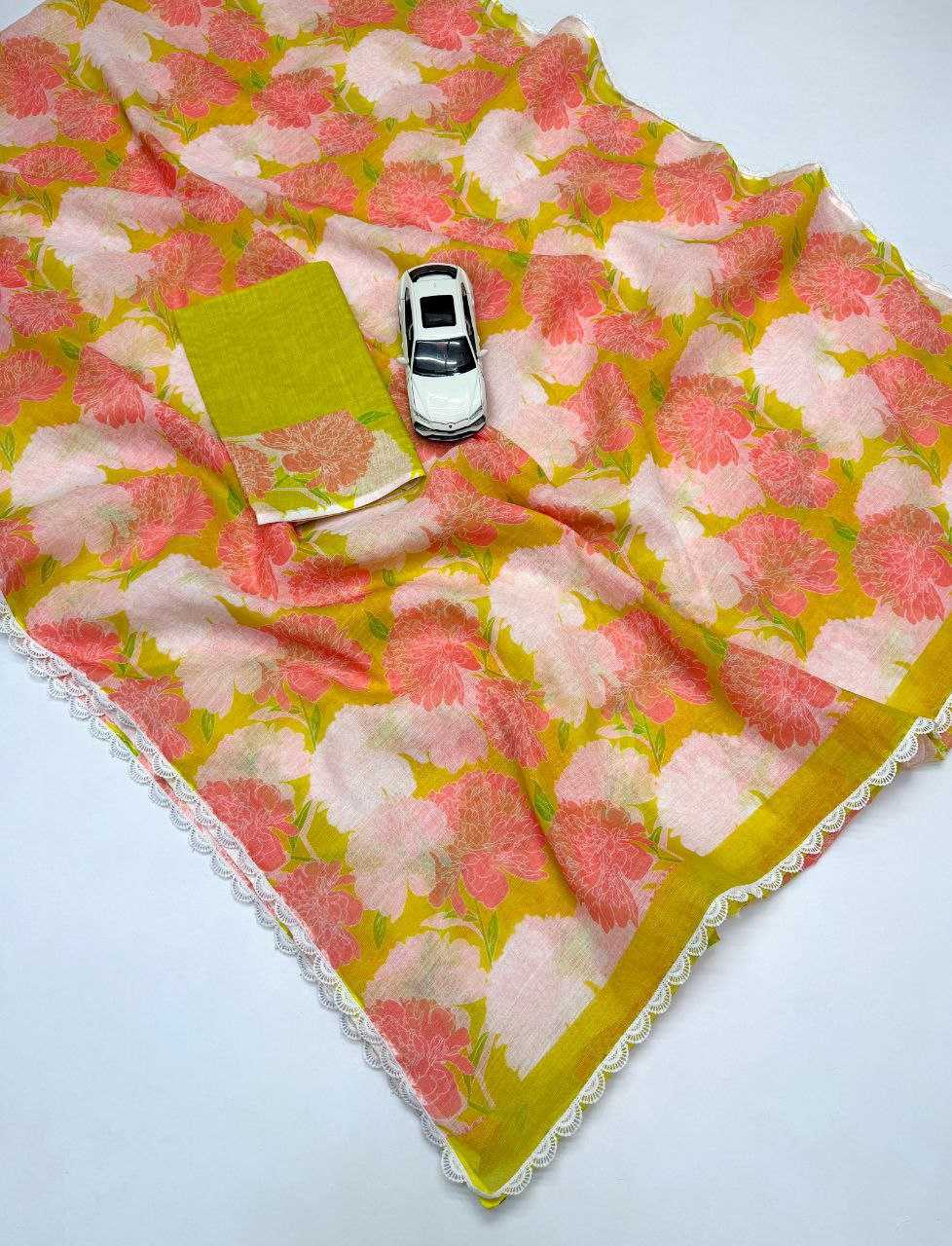 Linen Fancy Saree
