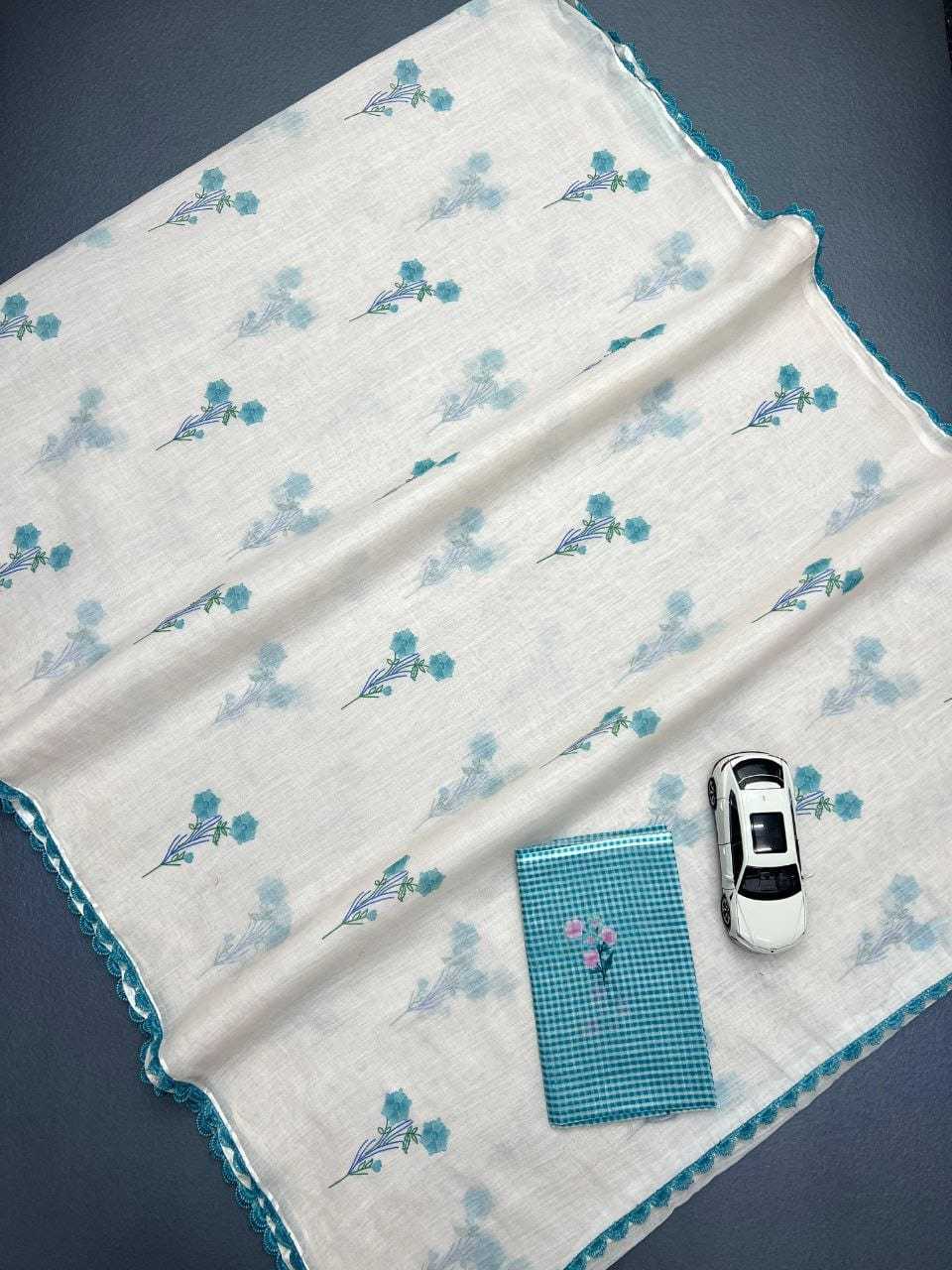 Linen Fancy Saree