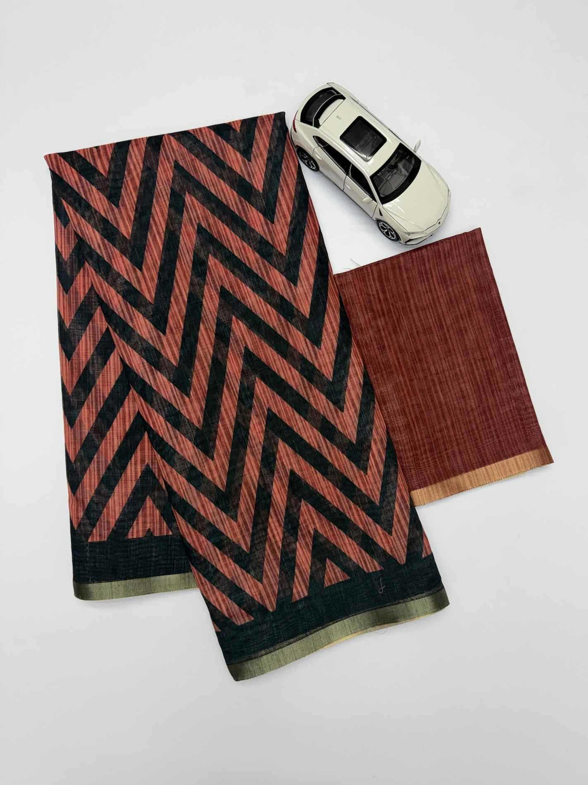 Linen Printed Saree