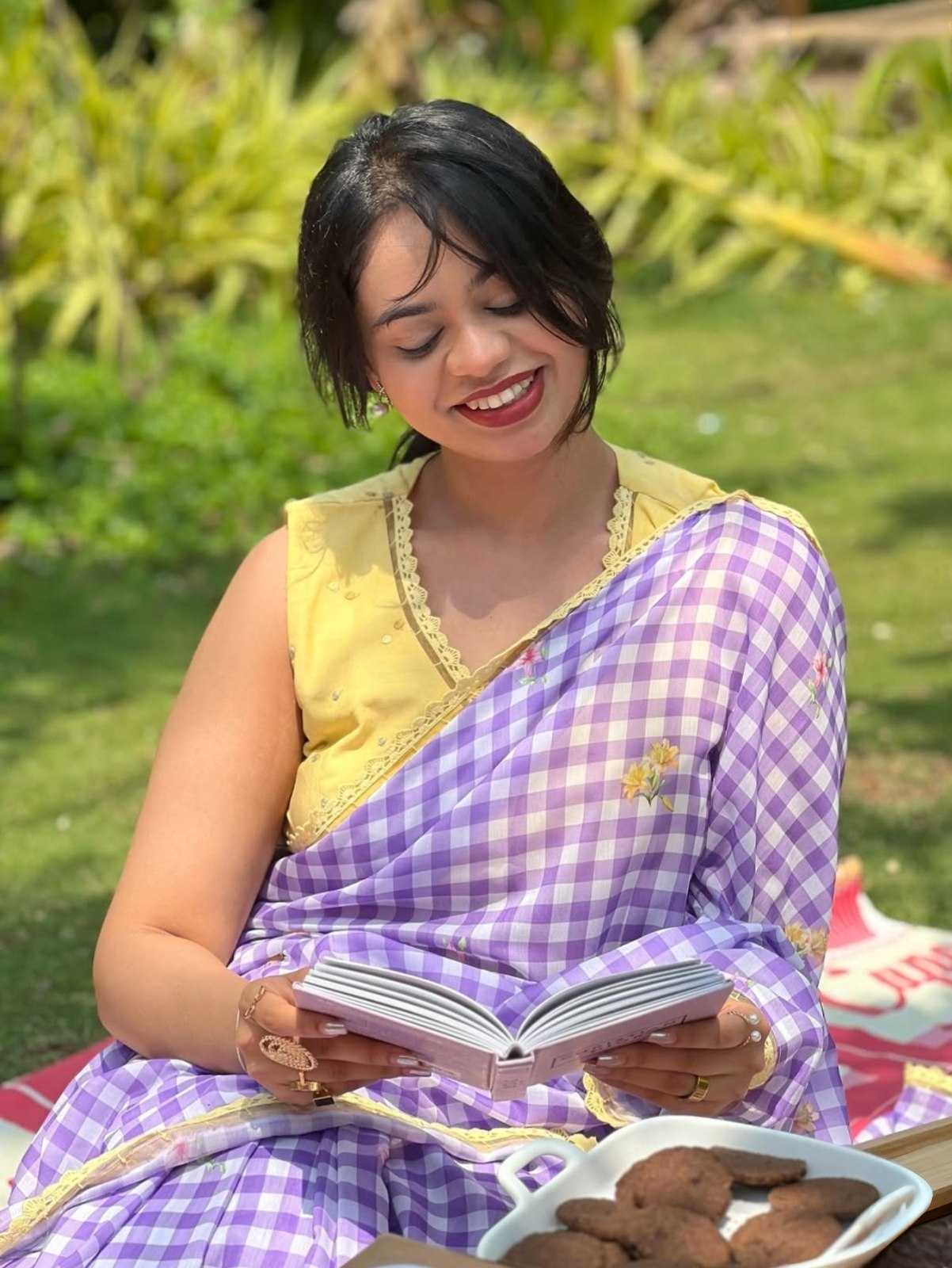 Linen Fancy Saree