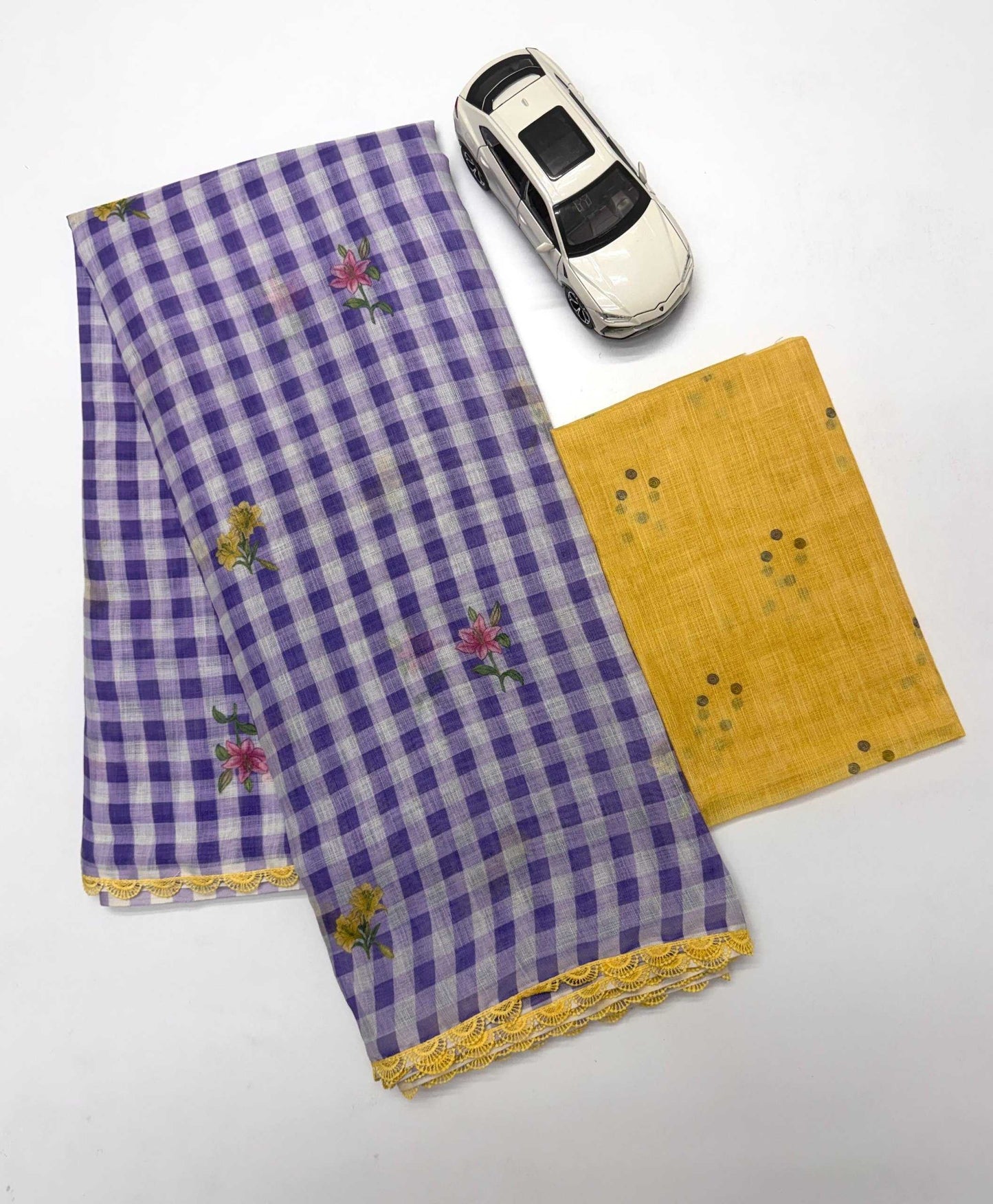 Linen Fancy Saree