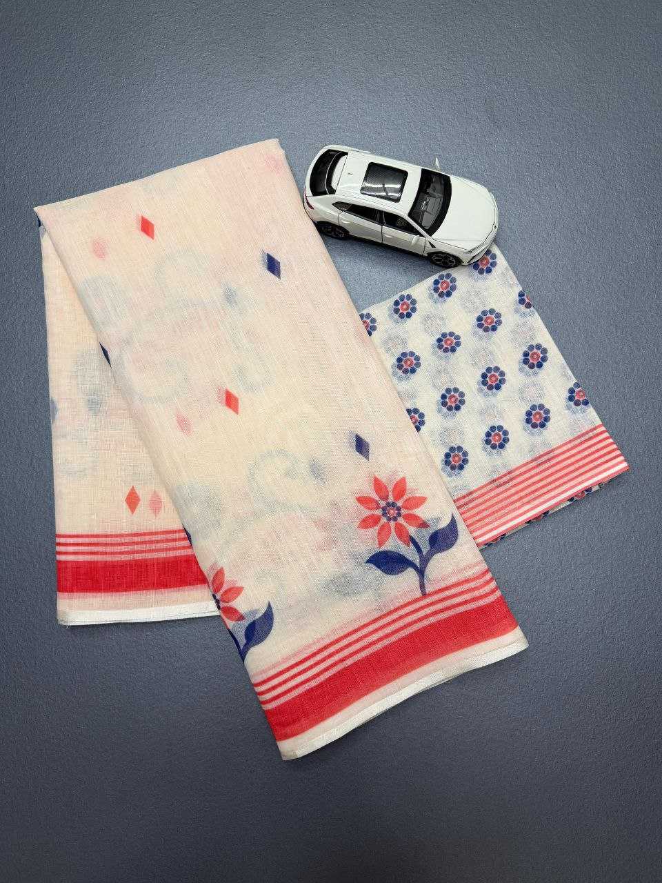 Linen Fancy Saree
