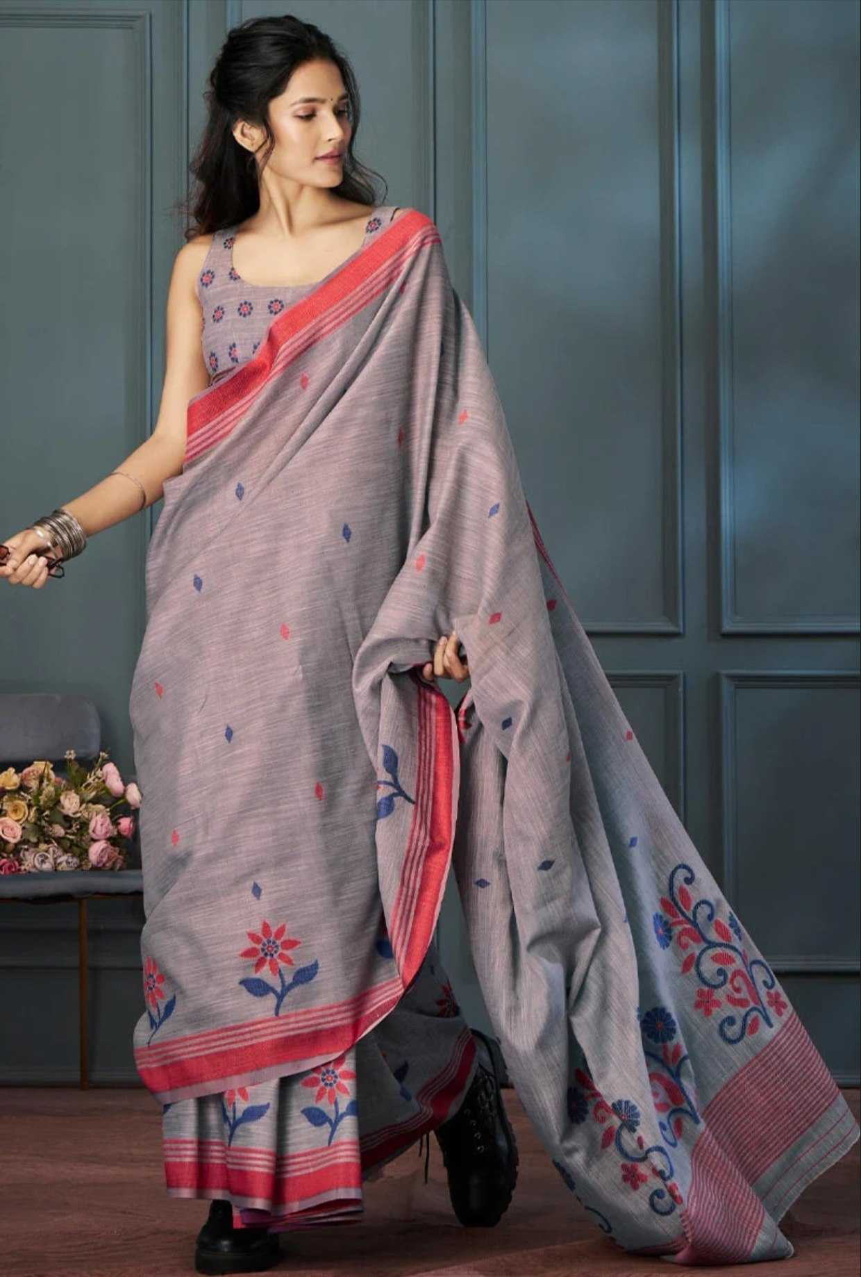Linen Fancy Saree