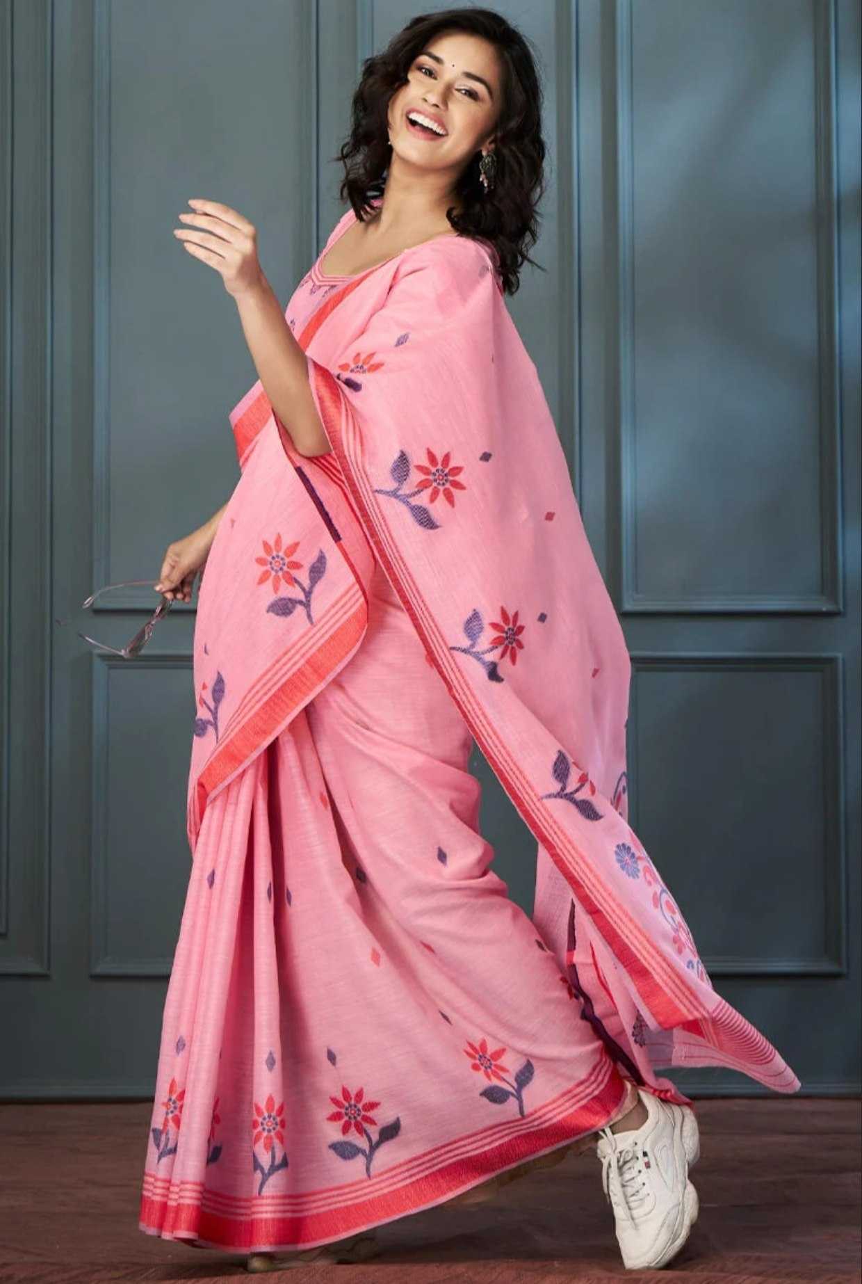 Linen Fancy Saree