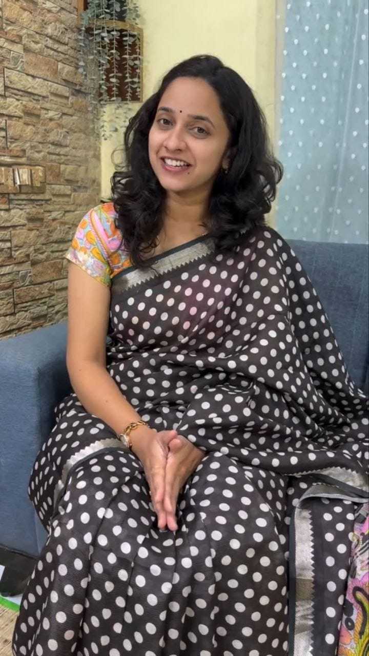 Linen Designer Saree